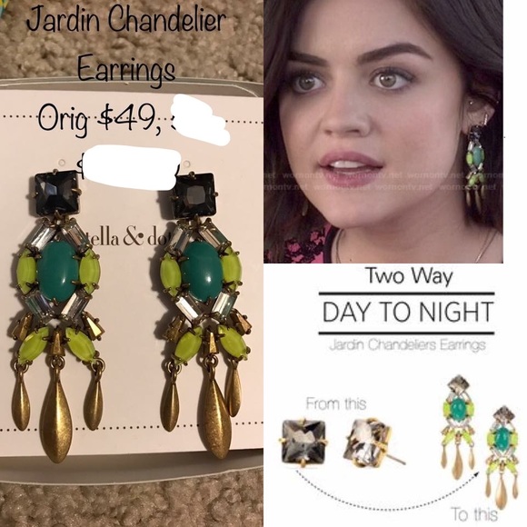 Stella & Dot Jardin Chandelier Earrings